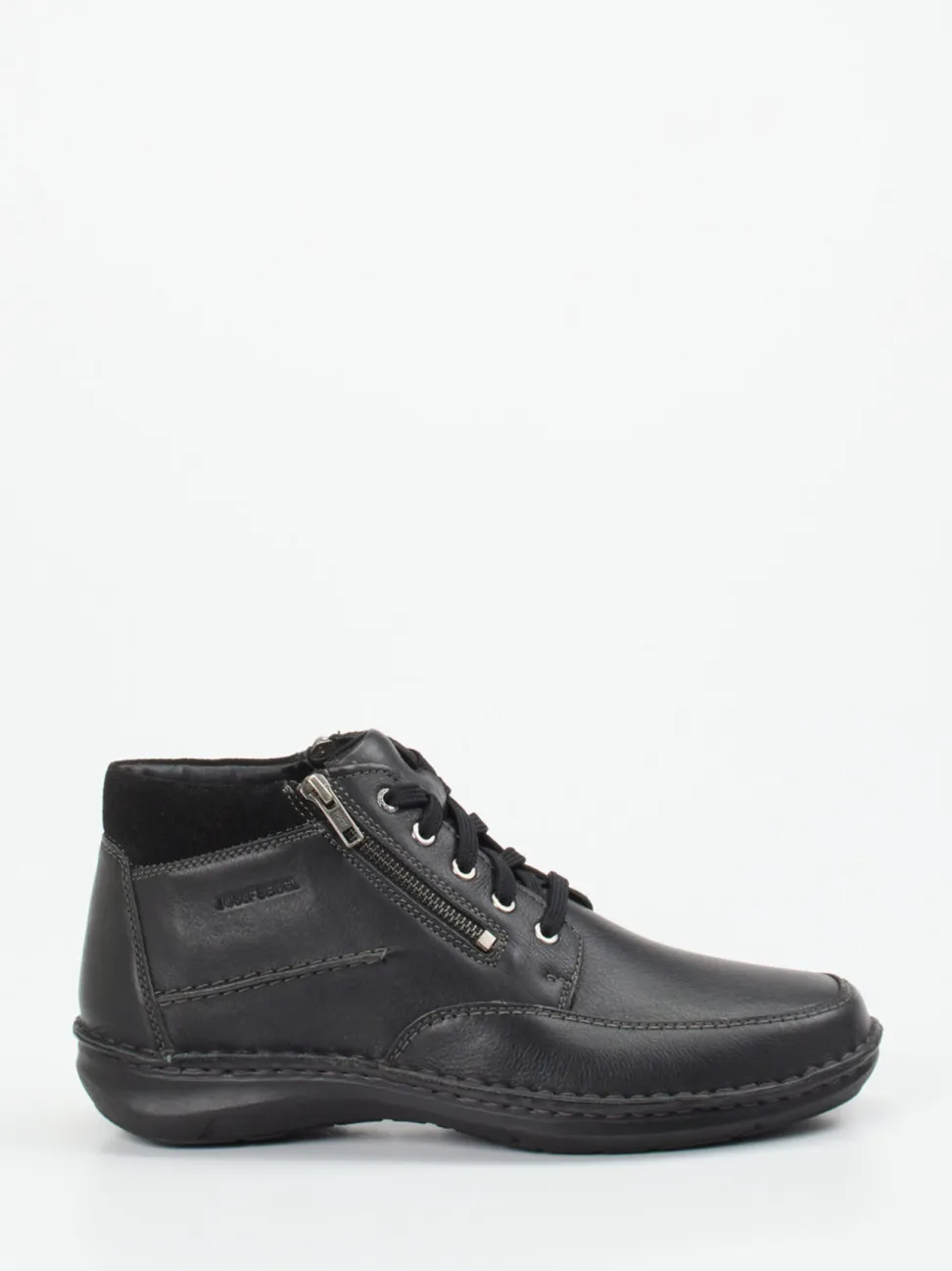 Josef Seibel – Schnürboots aus Kalbleder schwarz