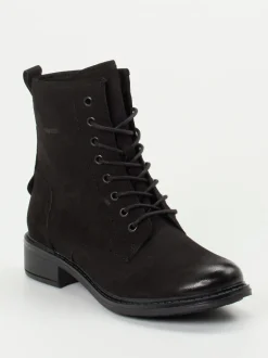 Josef Seibel – Schnür-Boots aus Nubukleder schwarz