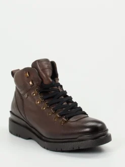 Josef Seibel – Schnürboots aus Kalbleder Dunkelbraun