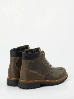 Josef Seibel – Schnürboots aus Nubukleder schlammgrün