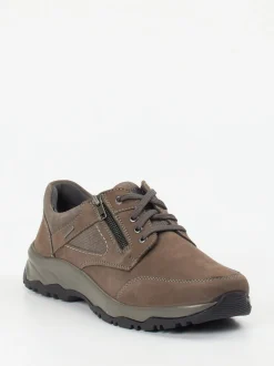 Josef Seibel – Schnürschuh aus Nubukleder mittelbraun