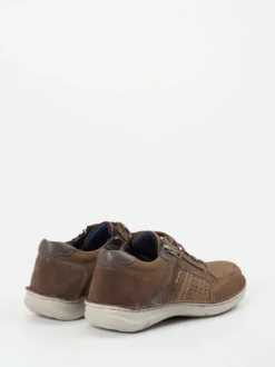 Josef Seibel – Schnürschuh aus Nubukleder braun