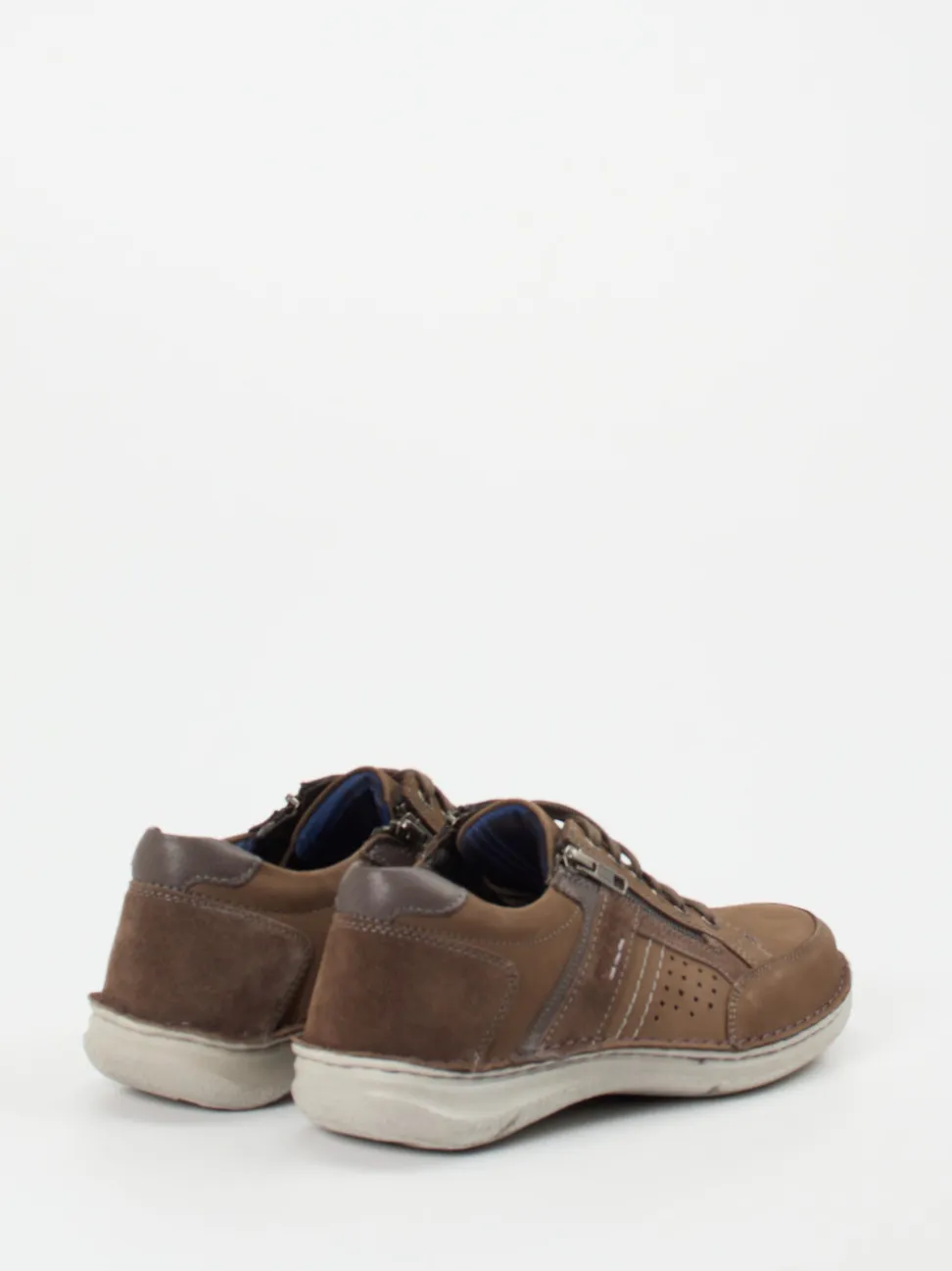 Josef Seibel – Schnürschuh aus Nubukleder braun