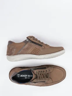 Josef Seibel – Schnürschuh aus Nubukleder braun