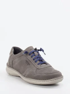 Josef Seibel – Schnürschuh aus Nubukleder grau