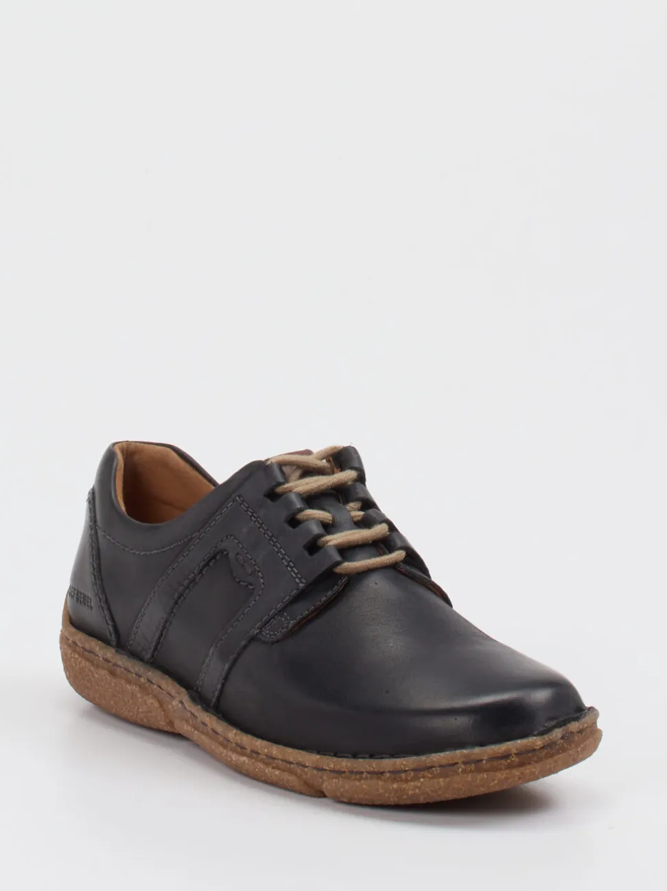 Josef Seibel – Schnürschuh aus Kalbleder anthrazitgrau