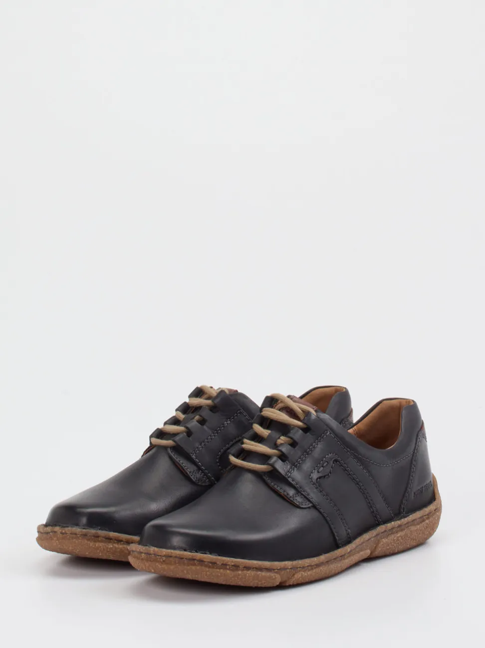Josef Seibel – Schnürschuh aus Kalbleder anthrazitgrau