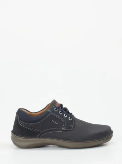 Josef Seibel – Schnürschuh aus Nubukleder blau