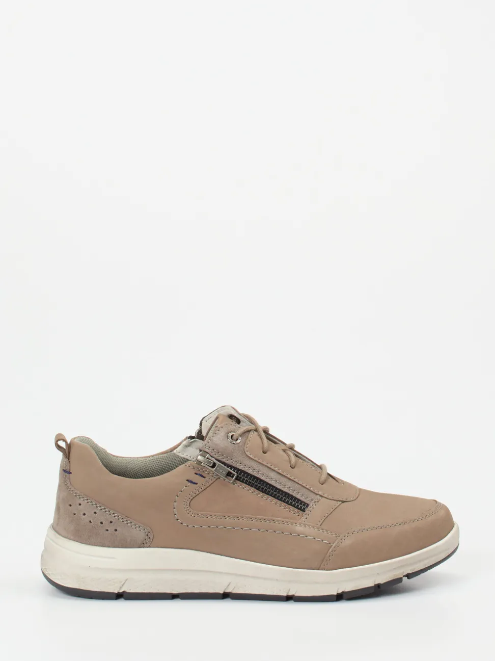 Josef Seibel – Schnürschuh aus Nubukleder Taupe