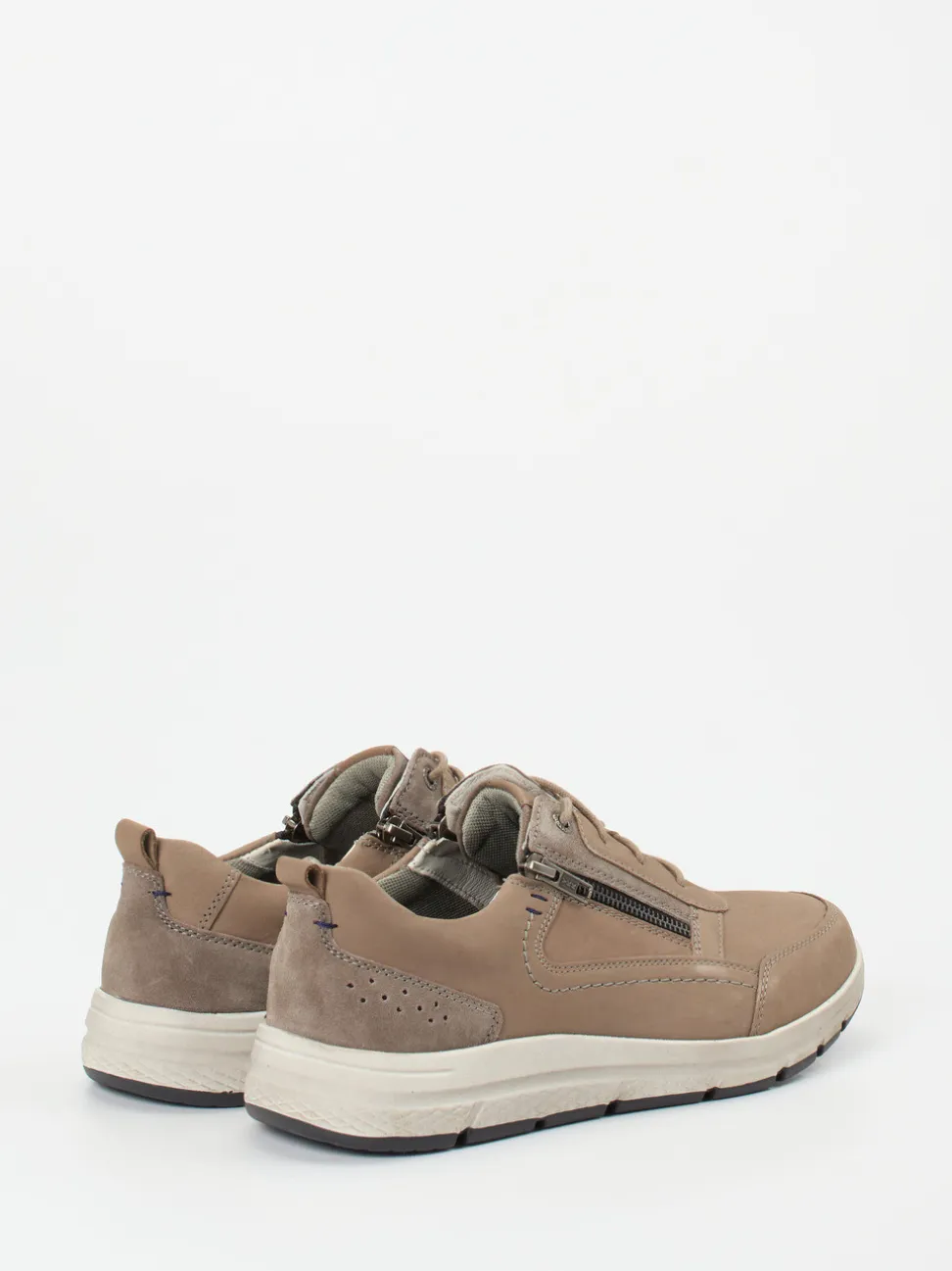 Josef Seibel – Schnürschuh aus Nubukleder Taupe