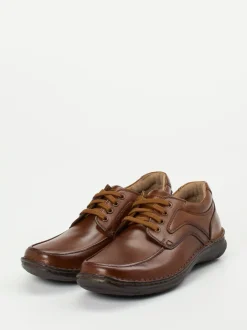 Josef Seibel – Schnürschuh aus Kalbleder Braun