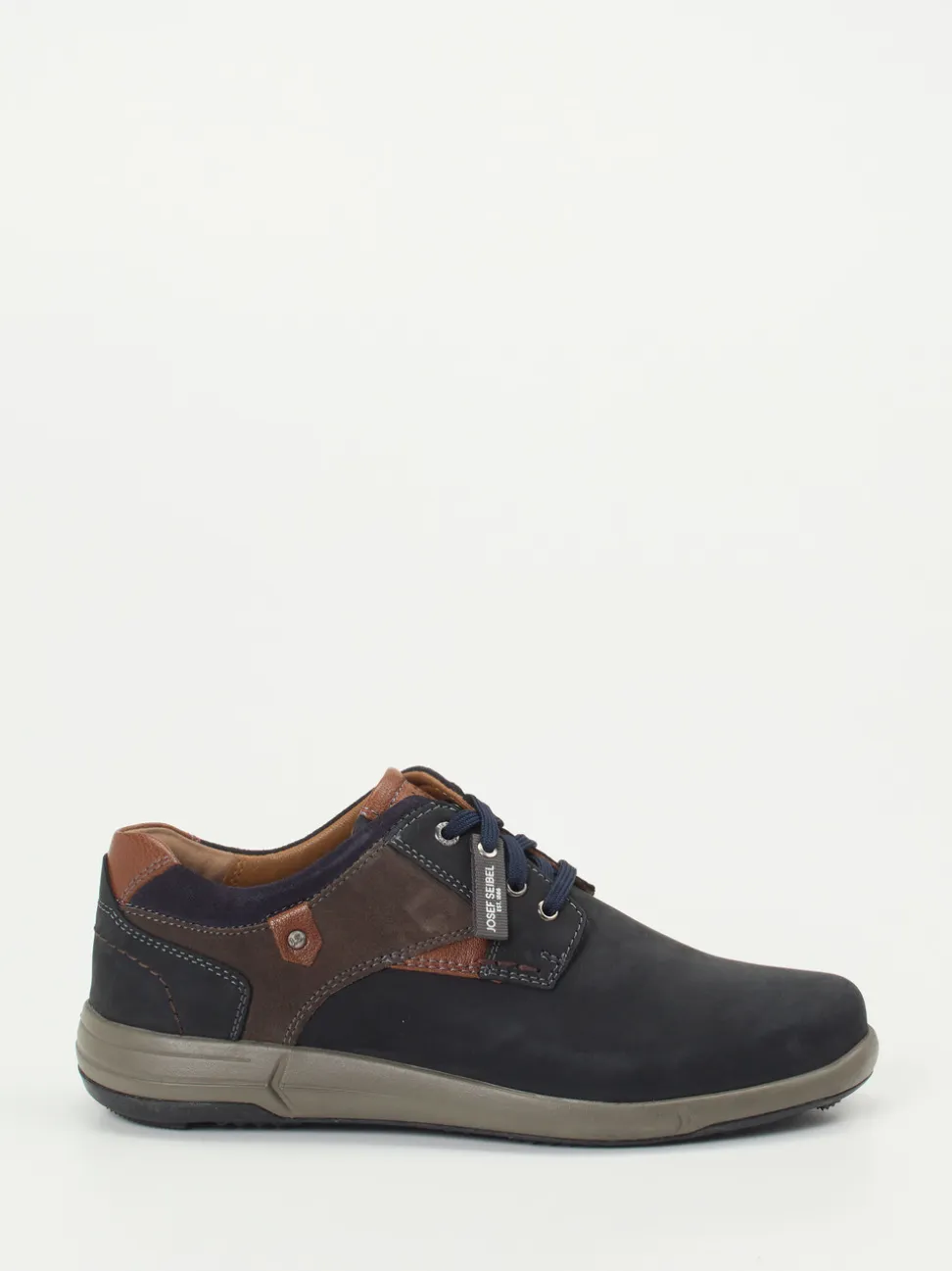Josef Seibel – Schnürschuh aus Nubukleder Blau
