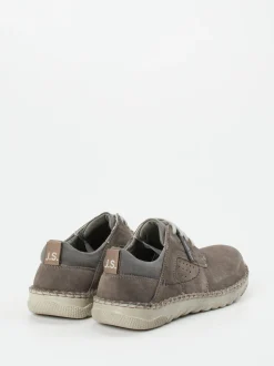 Josef Seibel – Schnürschuh aus Veloursleder taupe