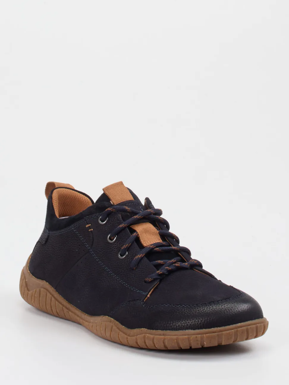 Josef Seibel – Schnürschuhe aus Nubukleder dunkelblau