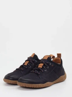 Josef Seibel – Schnürschuhe aus Nubukleder dunkelblau