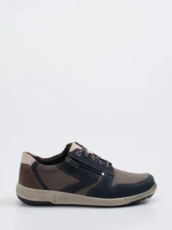 Josef Seibel – Schnürschuhe aus Nubukleder grau