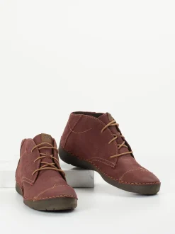Josef Seibel – Schnürschuhe aus Nubukleder rostbraun