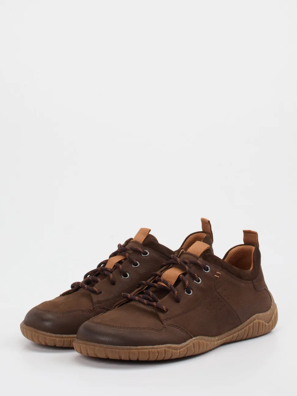 Josef Seibel – Schnürschuhe aus Nubukleder braun