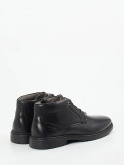 Josef Seibel – Schnürstiefelette aus Kalbleder Schwarz