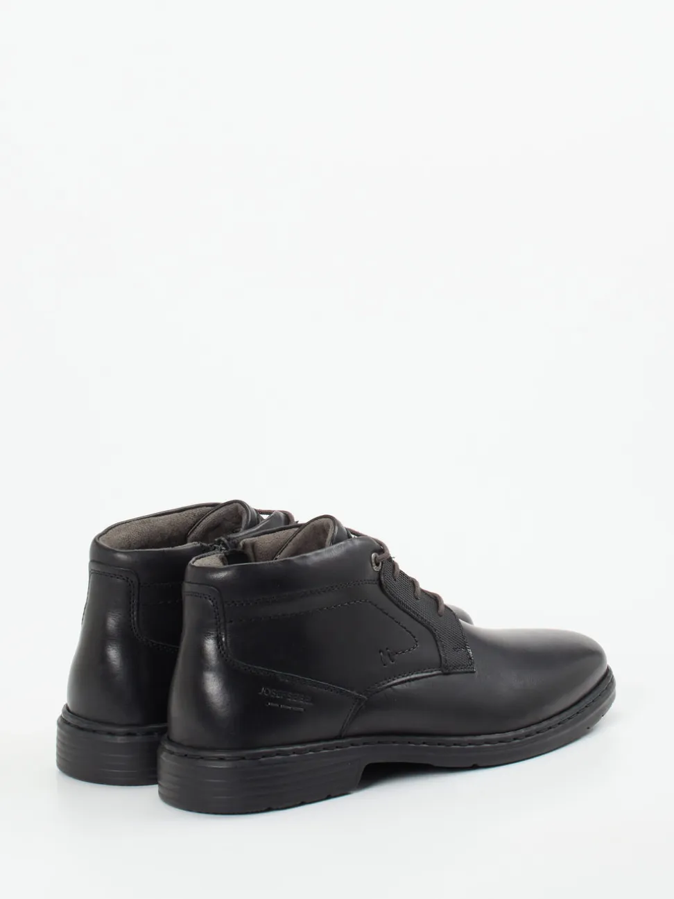 Josef Seibel – Schnürstiefelette aus Kalbleder Schwarz