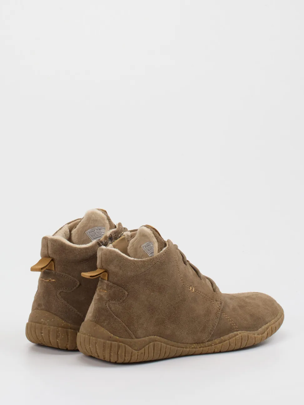 Josef Seibel – Schnürstiefelette aus Veloursleder taupe