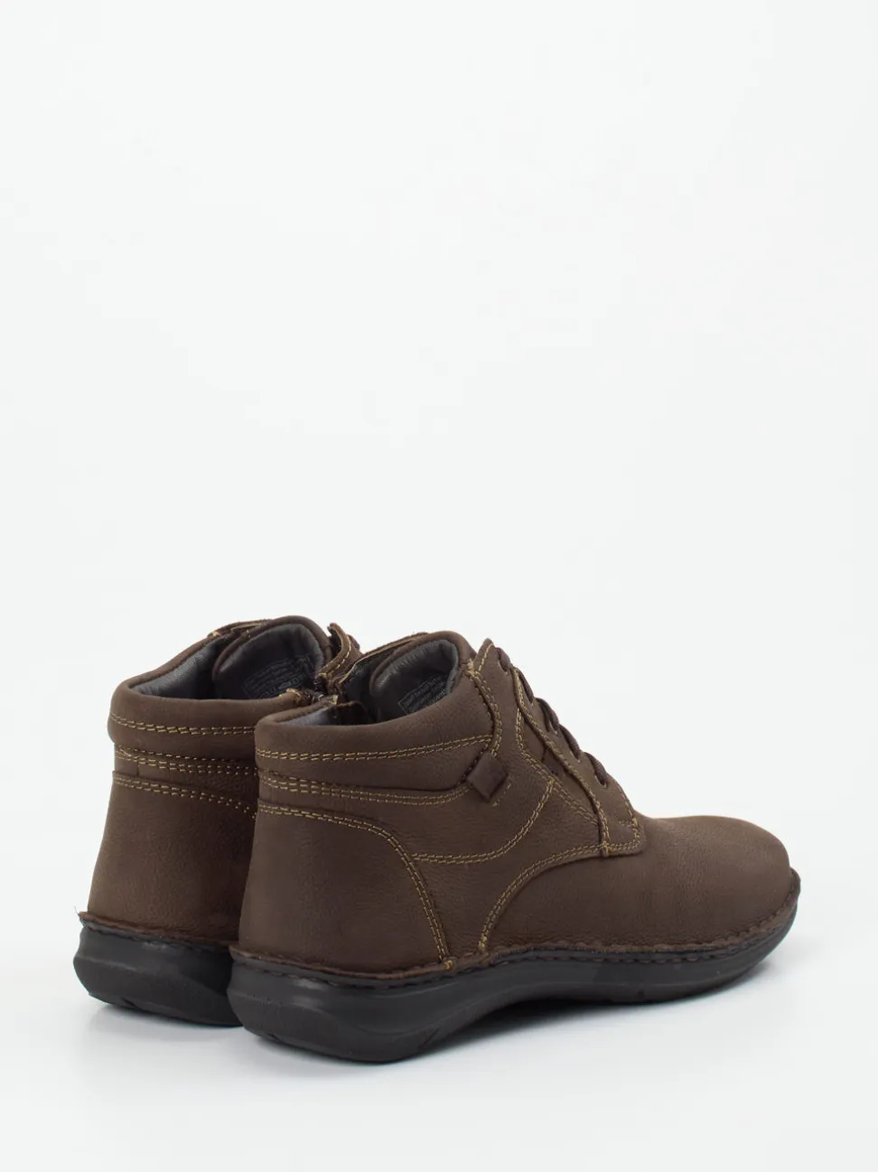 Josef Seibel – Schnürstiefeletten aus Nubukleder braun