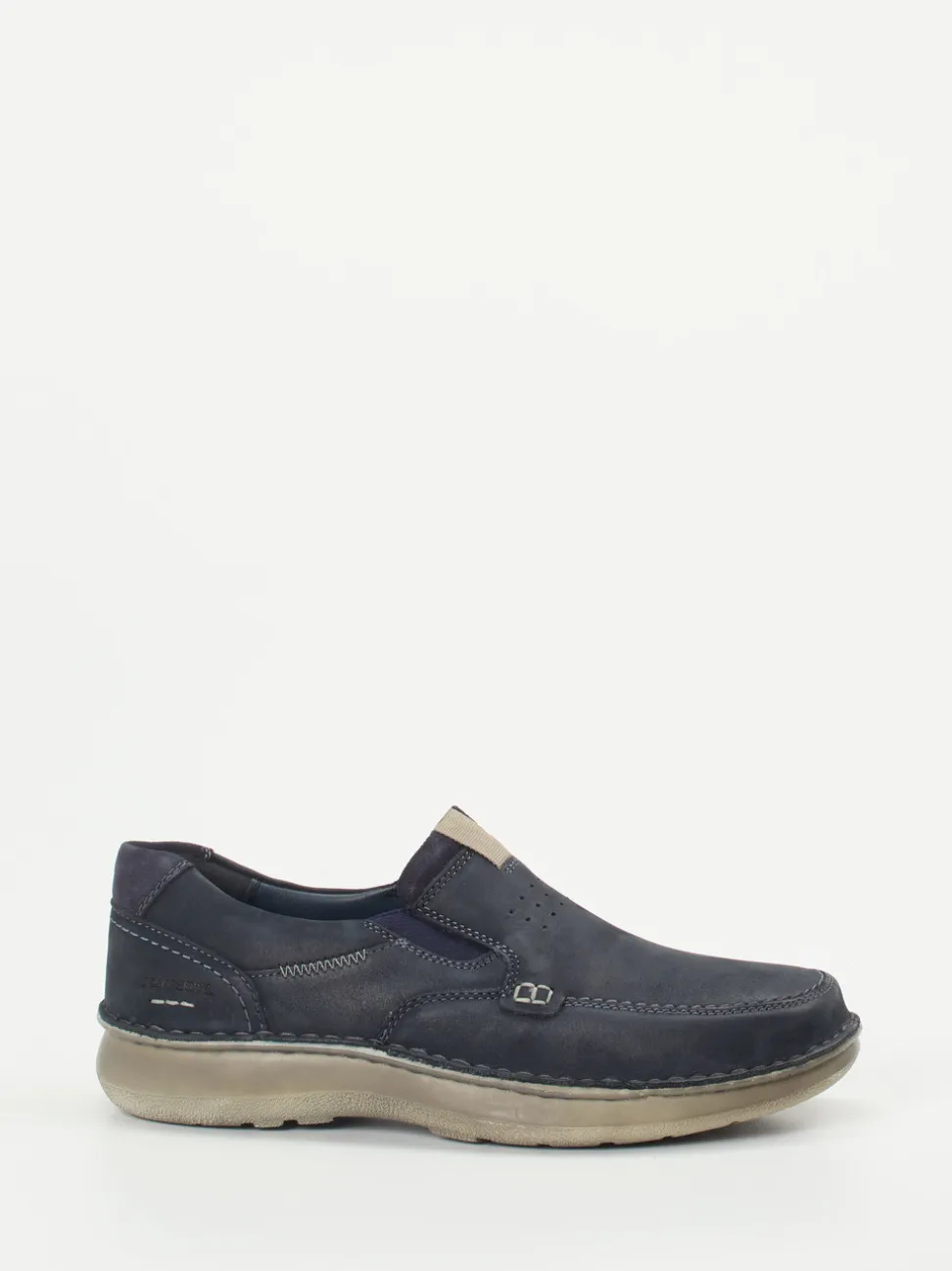 Josef Seibel – Slip-On-Halbschuh aus Nubukleder Blau