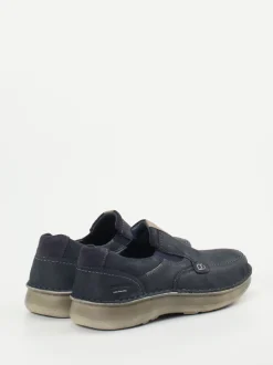 Josef Seibel – Slip-On-Halbschuh aus Nubukleder Blau