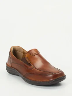 Josef Seibel – Slipper aus Kalbleder cognacbraun
