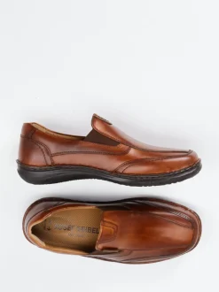 Josef Seibel – Slipper aus Kalbleder cognacbraun