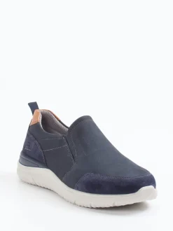 Josef Seibel – Slipper aus Nubukleder Dunkelblau