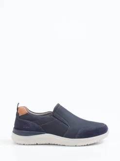 Josef Seibel – Slipper aus Nubukleder Dunkelblau
