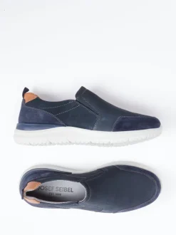 Josef Seibel – Slipper aus Nubukleder Dunkelblau