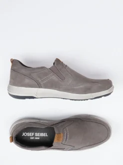 Josef Seibel – Slipper aus Nubukleder in Grau