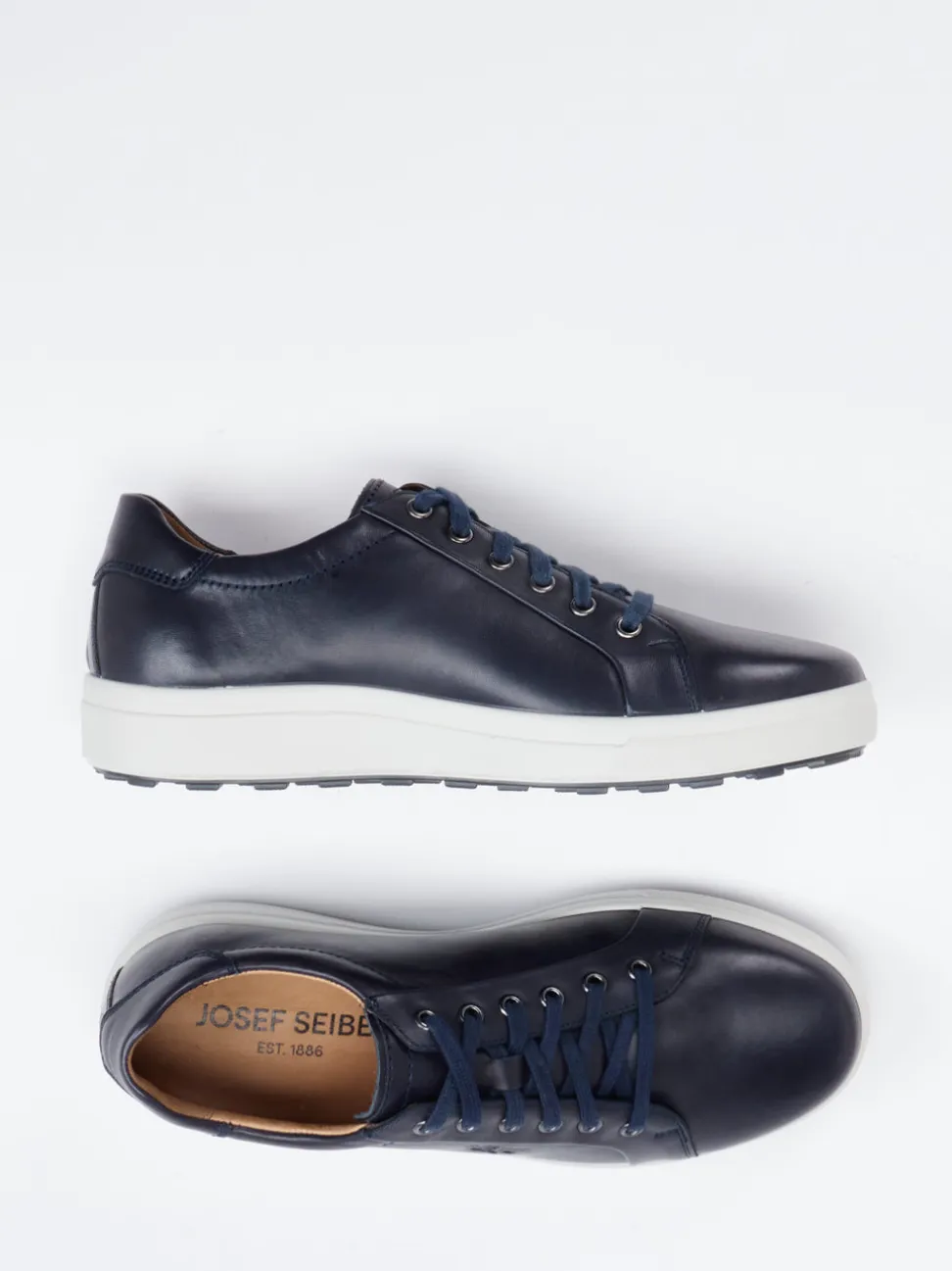 Josef Seibel – Sneaker aus Nubukleder Dunkelblau
