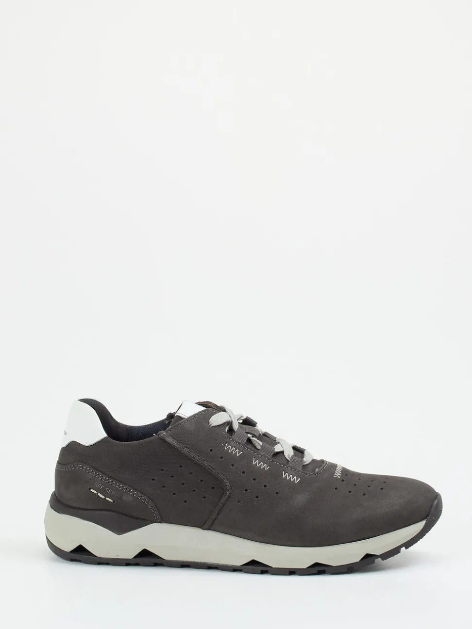 Josef Seibel – Sneaker aus Nubukleder in Grau