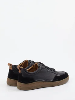 Josef Seibel – Sneaker aus Leder in Schwarz