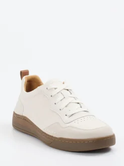 Josef Seibel – Sneaker aus Leder in Off-White