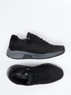 Josef Seibel – Sneaker aus Nubukleder Schwarz
