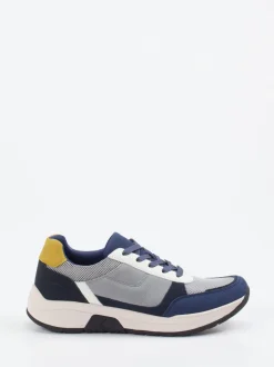 Josef Seibel – Sneaker aus Veloursleder und Mesh