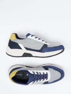 Josef Seibel – Sneaker aus Veloursleder und Mesh