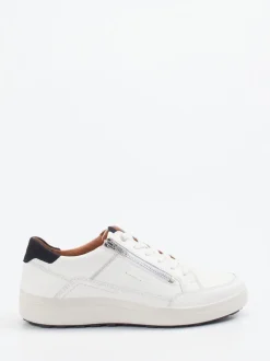 Josef Seibel – Sneaker aus Leder Offwhite