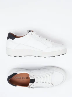 Josef Seibel – Sneaker aus Leder Offwhite