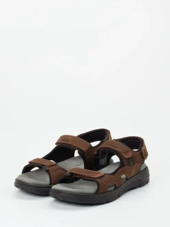 Josef Seibel – Trekkingsandalen aus Nubukleder braun