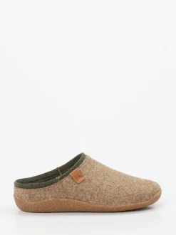 Josef Seibel Relax – Filzpantoffeln aus Schurwolle braun