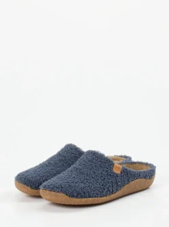 Josef Seibel Relax – Filzpantoffel aus Textil in Blau
