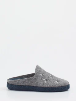 Josef Seibel Relax – Filzpantoffeln aus Filz grau