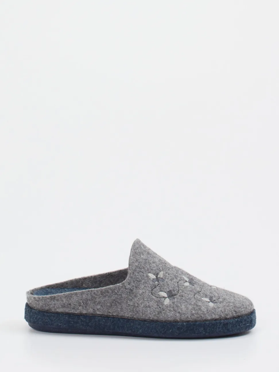Josef Seibel Relax – Filzpantoffeln aus Filz grau