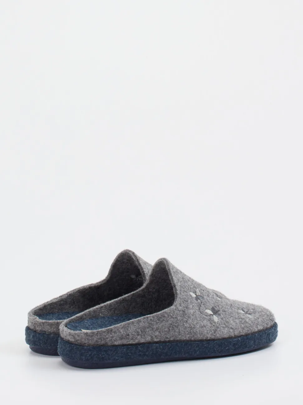 Josef Seibel Relax – Filzpantoffeln aus Filz grau