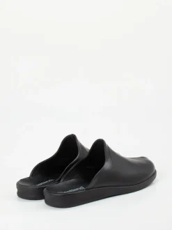 Josef Seibel Relax – Leder-Pantolette aus Kalbleder schwarz